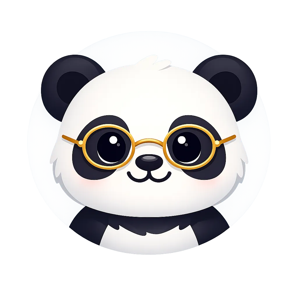 Cartoon squirrel face icon with soft flat shading and subtle gradients, friendly expression.